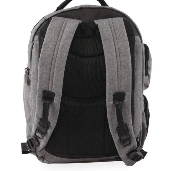 Penguin FLETCHER COLLECTION Grey CROSSH Laptop Backpack NWT - Picture 9 of 12